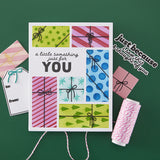 Hero Arts Layering Stencil, Gorgeous Giftwrap, Best Gift Ever (SA312)