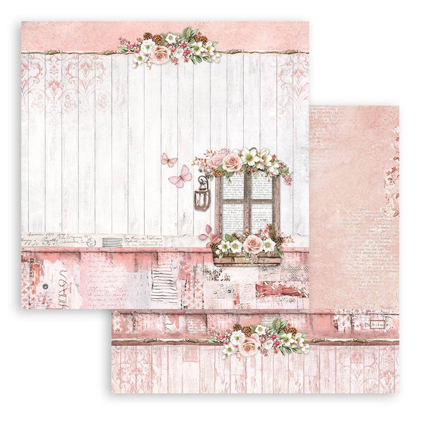 Stamperia Double-Sided Cardstock 12"X12", Roseland, Window