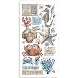 Stamperia, Paper Cut-Outs, Silent Sea (SBBCT12)
