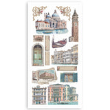 Stamperia Double-Sided Paper Cut-Outs 4/Pkg, Venice City of Art (SBBCT14)
