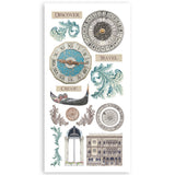 Stamperia Double-Sided Paper Cut-Outs 4/Pkg, Venice City of Art (SBBCT14)