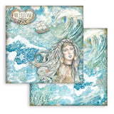 Stamperia Double-Sided Paper Pad 12"X12" 10/Pkg, Songs Of The Sea, 10 Designs/1 Each