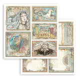 Stamperia Double-Sided Paper Pad 12"X12" 10/Pkg, Songs Of The Sea, 10 Designs/1 Each