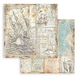 Stamperia Backgrounds Double-Sided Paper Pad 12"X12" 10/Pkg, Songs Of The Sea, 10 Designs/1 Each