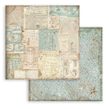 Stamperia Backgrounds Double-Sided Paper Pad 12"X12" 10/Pkg, Songs Of The Sea, 10 Designs/1 Each