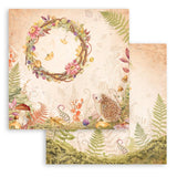 Stamperia, Double-Sided Paper Pad 12"X12" 10/Pkg, Romantic Collection, Woodland, 10 Designs/1 Each