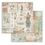 Stamperia Single-Sided Paper Pad 12"X12" 22/Pkg, Brocante Antiques