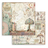 Stamperia Single-Sided Paper Pad 12"X12" 22/Pkg, Brocante Antiques
