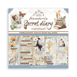 Stamperia Double-Sided Paper Pad 12"X12" 10/Pkg, Create Happiness Secret Diary
