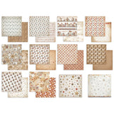 Stamperia, Backgrounds Double-Sided Paper Pad 12"X12" 10/Pkg, Gear Up For Christmas