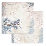 Stamperia Double-Sided Paper Pad 12"X12" 10/Pkg, Create Happiness by Vicky Papaioannou, Dewdrops