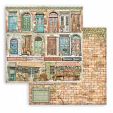 Stamperia, Double-Sided Paper Pad 12"X12" 10/Pkg, Art Of Travelling