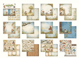 Stamperia, Romantic Collection, Paper Pad 12"x12" 10/Pkg, Hidden Grove