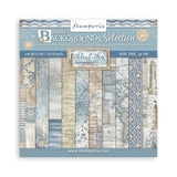 Stamperia Backgrounds Double-Sided Paper Pad 12"x12" 10/Pkg, Silent Sea
