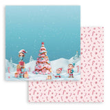 Stamperia, Scrapbooking Pad 12"x12" 10/Pkg, Candy Christmas (SBBL173)