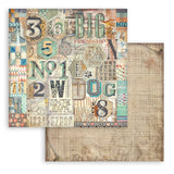 Stamperia Backgrounds Double-Sided Paper Pad 12"X12" 10/pkg, Furry Friends (SBBL177)