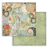 Stamperia Backgrounds Double-Sided Paper Pad 12"X12" 10/pkg, Furry Friends (SBBL177)