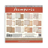 Stamperia Backgrounds Double-Sided Paper Pad 8"X8" 10/Pkg, Gear Up For Christmas