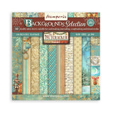 Stamperia, Backgrounds Double-Sided Paper Pad 8"X8" 10/Pkg, The Nutcracker