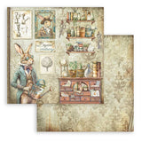 Stamperia, Double-Sided Paper Pad 8"X8" 10/Pkg, Alterego (SBBS115)