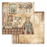 Stamperia, Double-Sided Paper Pad 8"X8" 10/Pkg, Alterego (SBBS115)