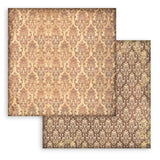 Stamperia, Double-Sided Backgrounds Paper Pad 8"X8" 10/Pkg, Alterego (SBBS117)
