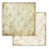 Stamperia, Double-Sided Backgrounds Paper Pad 8"X8" 10/Pkg, Alterego (SBBS117)
