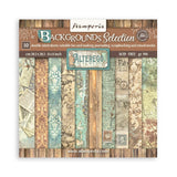Stamperia, Double-Sided Backgrounds Paper Pad 8"X8" 10/Pkg, Alterego (SBBS117)