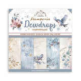 Stamperia Double-Sided Paper Pad 8"X8" 10/Pkg, Create Happiness by Vicky Papaioannou, Dewdrops