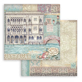 Stamperia, Scrapbooking Pad 8"X8" Paper Pad 10/Pkg, Venice City of Art