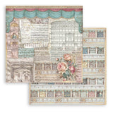 Stamperia, Scrapbooking Pad 8"X8" Paper Pad 10/Pkg, Venice City of Art