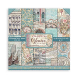 Stamperia, Scrapbooking Pad 8"X8" Paper Pad 10/Pkg, Venice City of Art