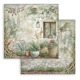 Stamperia, Double-Sided Paper Pad 8"X8" 10/Pkg, Herbarium Silvae (SBBS135)