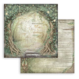 Stamperia, Double-Sided Paper Pad 8"X8" 10/Pkg, Herbarium Silvae (SBBS136)
