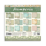 Stamperia, Backgrounds Double-Sided Paper Pad 8"X8" 10/Pkg, Daisy Art (SBBS139)