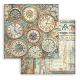 Stamperia, Double-Sided Backgrounds Paper Pad 8"X8" 10/Pkg, Gardens of Time (SBBS142)