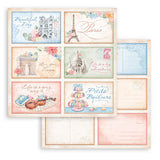 Stamperia Double-Sided Paper Pad 8"X8" 10/Pkg, Create Happiness by Vicky Papaioannou, Oh là là