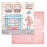 Stamperia Double-Sided Paper Pad 8"X8" 10/Pkg, Create Happiness by Vicky Papaioannou, Oh là là