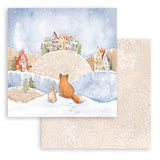 Stamperia Double-Sided Paper Pad 12"X12" 10/Pkg, Winter Valley, 10 Designs/1 Each