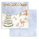 Stamperia Double-Sided Paper Pad 12"X12" 10/Pkg, Winter Valley, 10 Designs/1 Each