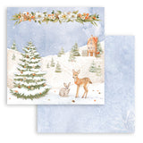 Stamperia Double-Sided Paper Pad 8"X8" 10/Pkg, Winter Valley, 10 Designs/1 Each