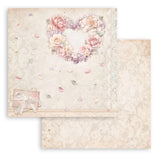 Stamperia Double-Sided Paper Pad 8"X8" 10/Pkg, Romance Forever, 10 Designs/1 Each