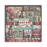 Stamperia, Single-Sided Maxi Paper Pad 8"x8", 22/Pkg, Master Of Magic