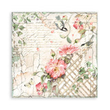 Stamperia Single-Sided Paper Pad 8"X8" 22/Pkg, House of Roses