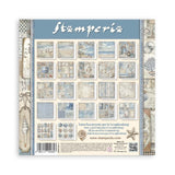 Stamperia, Maxi Paper Pad, Single-Sided 8"X8" 22/Pkg, Silent Sea