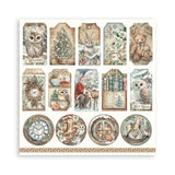 Stamperia, Maxi Paper Pad, Single-Sided 8"X8" 22/Pkg, The Owl's House