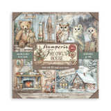 Stamperia, Maxi Paper Pad, Single-Sided 8"X8" 22/Pkg, The Owl's House