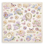 Stamperia, Single-Sided Paper Pad 8"X8" 22/Pkg, Quiet Days (SBBSXB19)