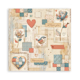 Stamperia, Single-Sided Paper Pad 8"X8" 22/Pkg, Family (SBBSXB21)