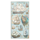 Stamperia Collectables Double-Sided Paper 6"X12" 10/Pkg, Songs Of The Sea, 10 Designs/1 Each